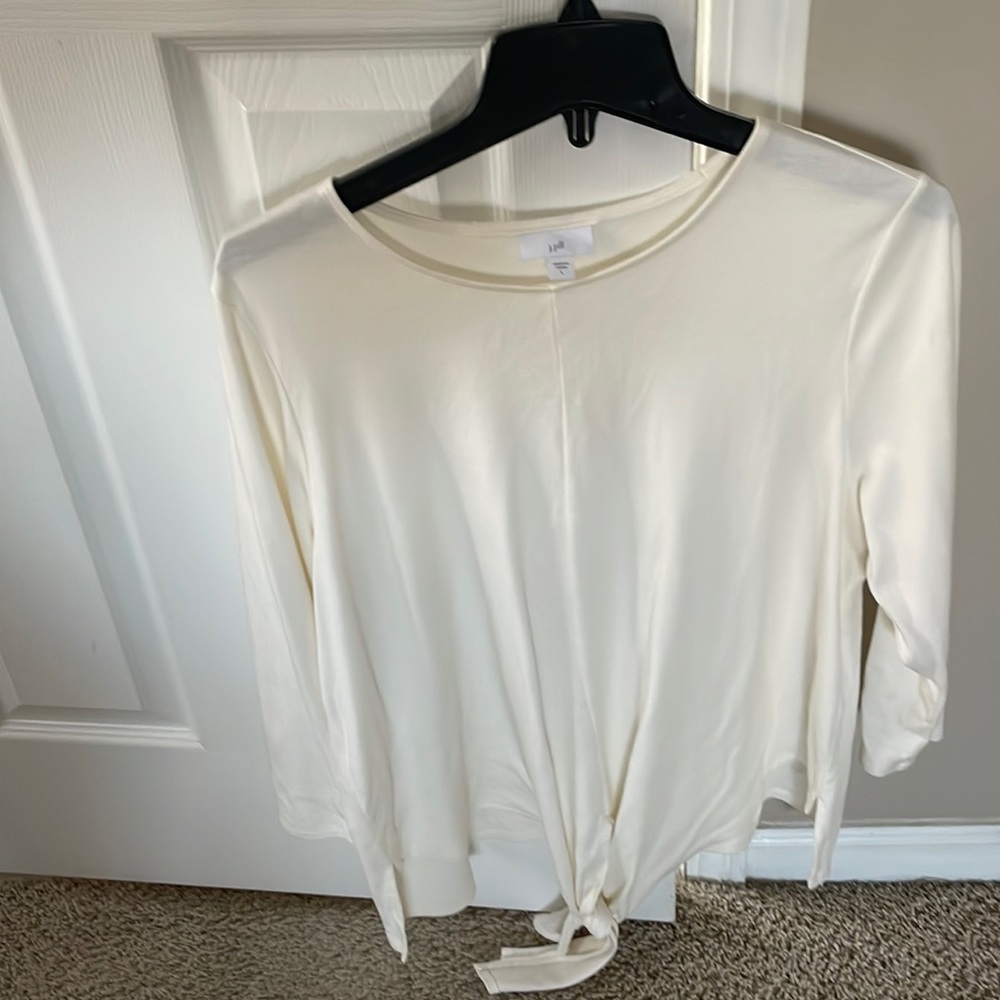 J. Jill ivory top